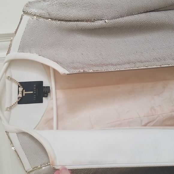 Ted Baker Brushable Sequin Blazer 💫 - See Video! - Picture 6 of 9